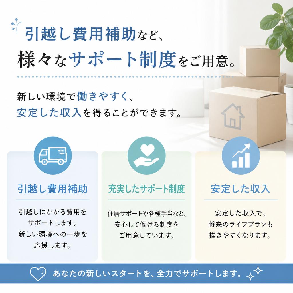 長期勤務をサポートする制度