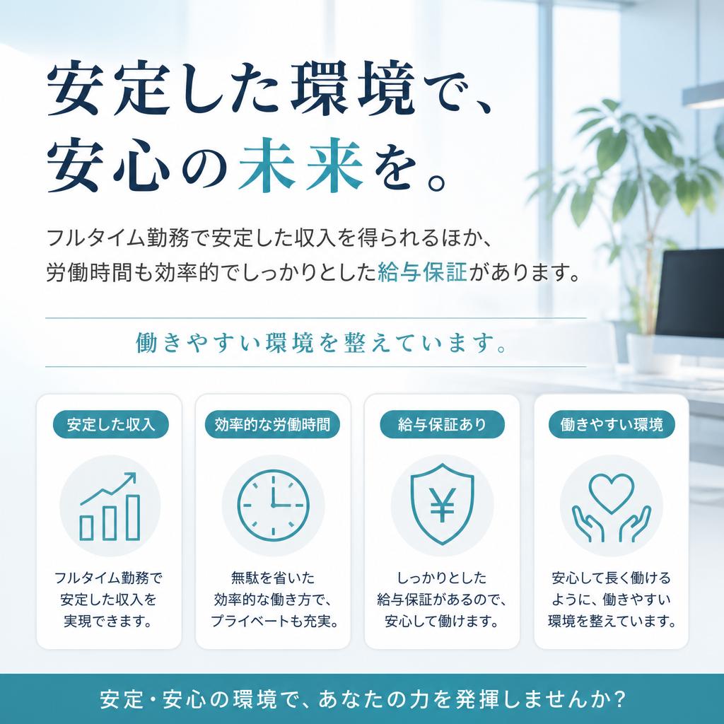 魅力的な労働条件