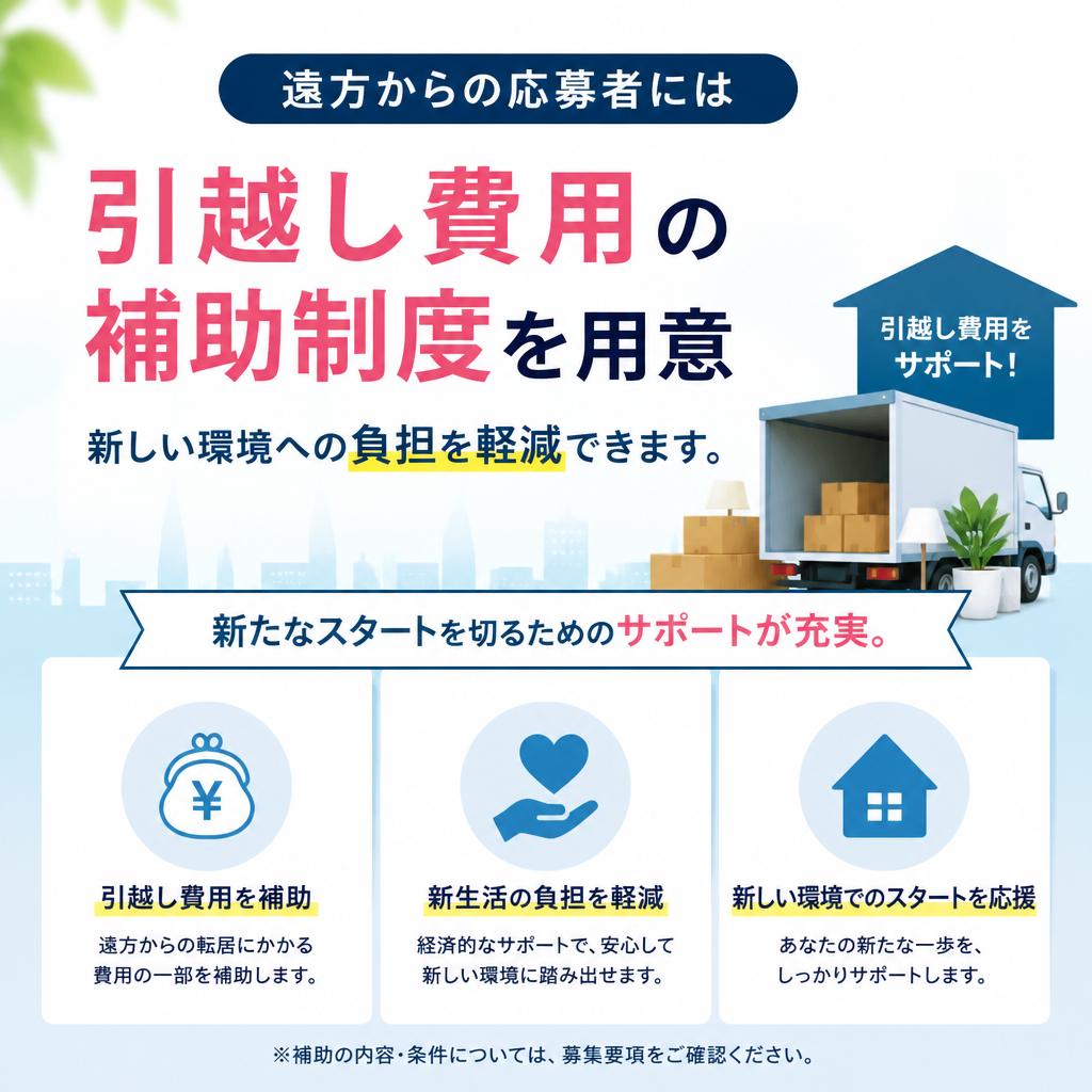 引越し費用補助と支援制度