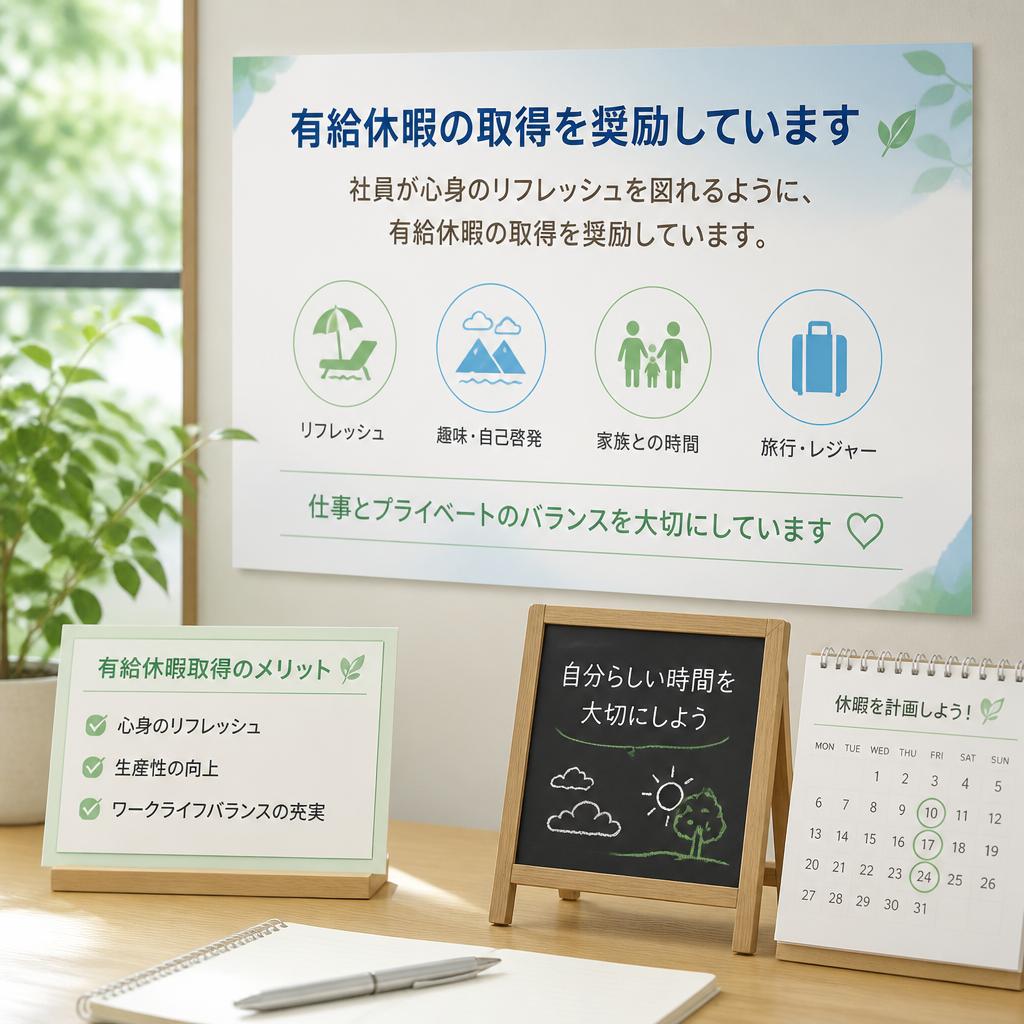 有給休暇の取得促進