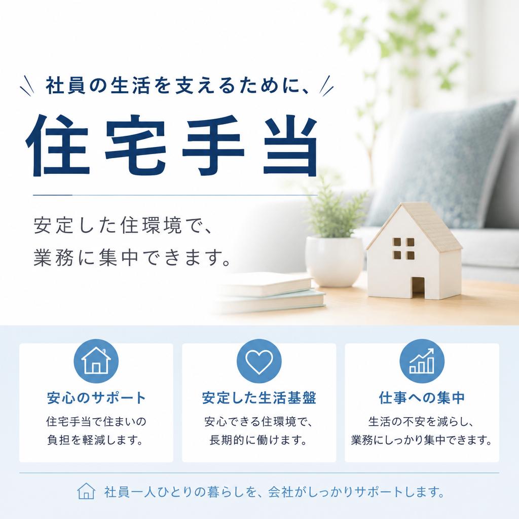 充実の住宅手当