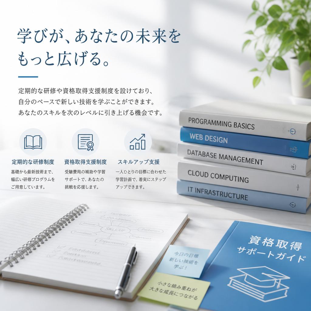 スキルアップのための研修
