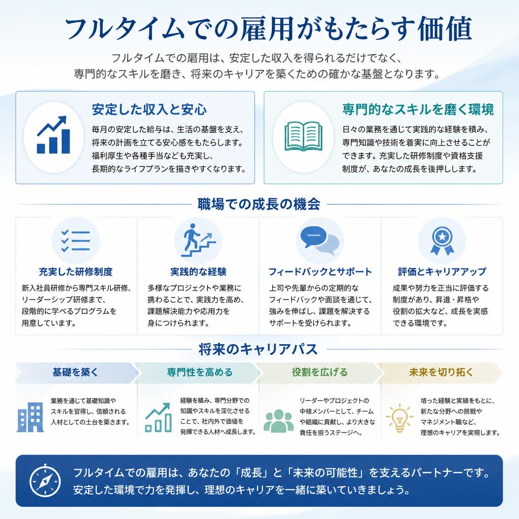 フルタイム雇用の利点