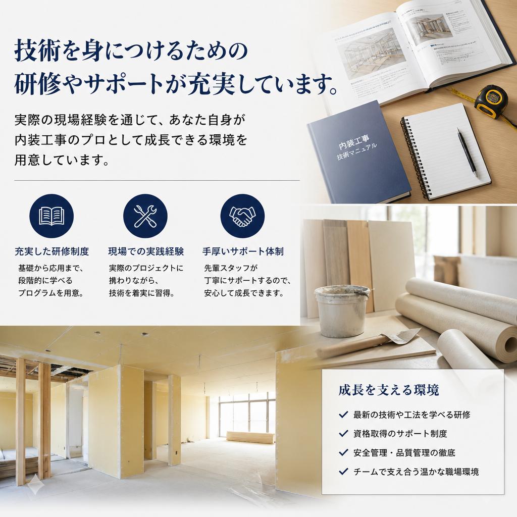 職人としての成長を支援