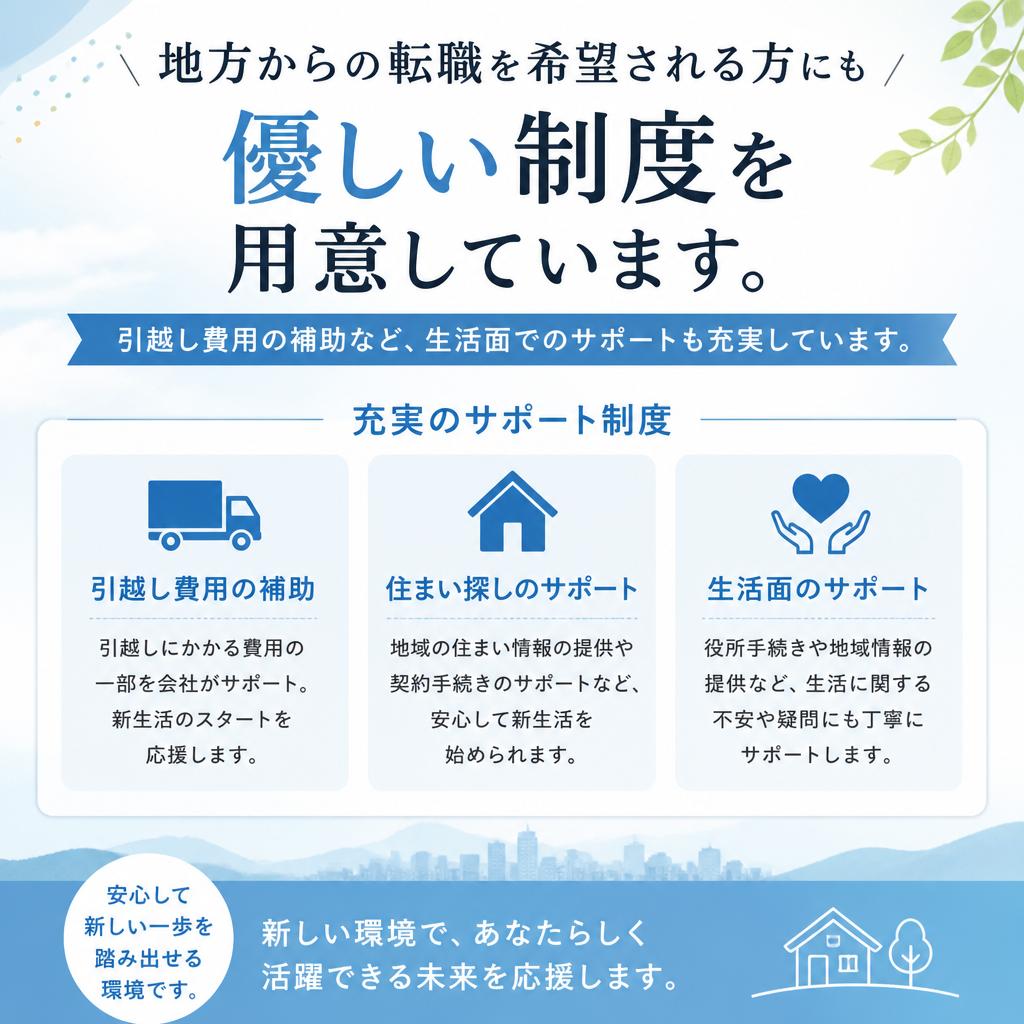 Iターン希望者も大歓迎