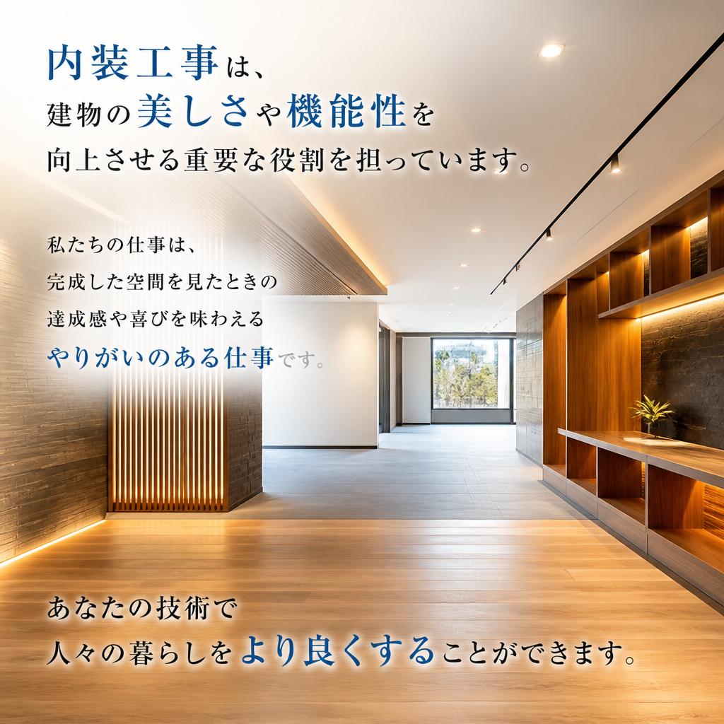 内装工事の魅力とは？