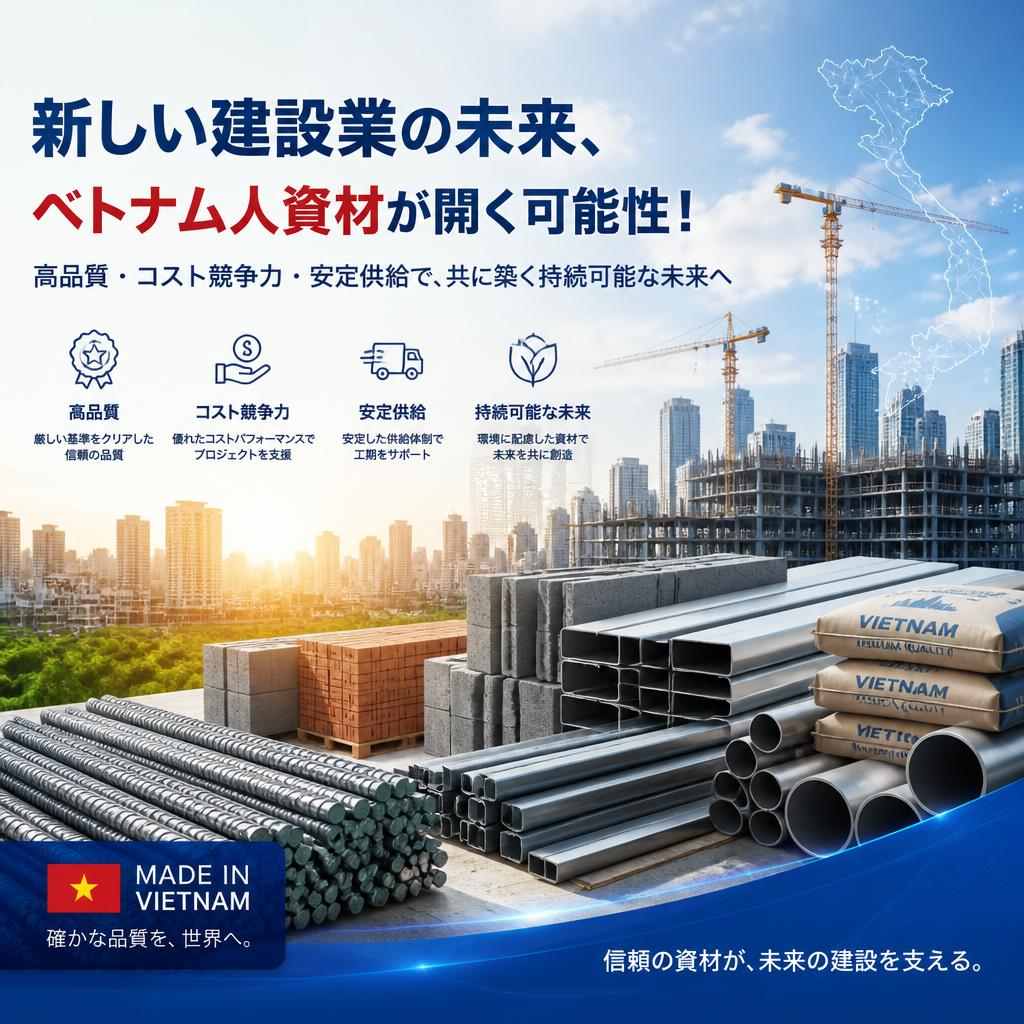 新しい建設業の未来、ベトナム人資材が開く可能性！
