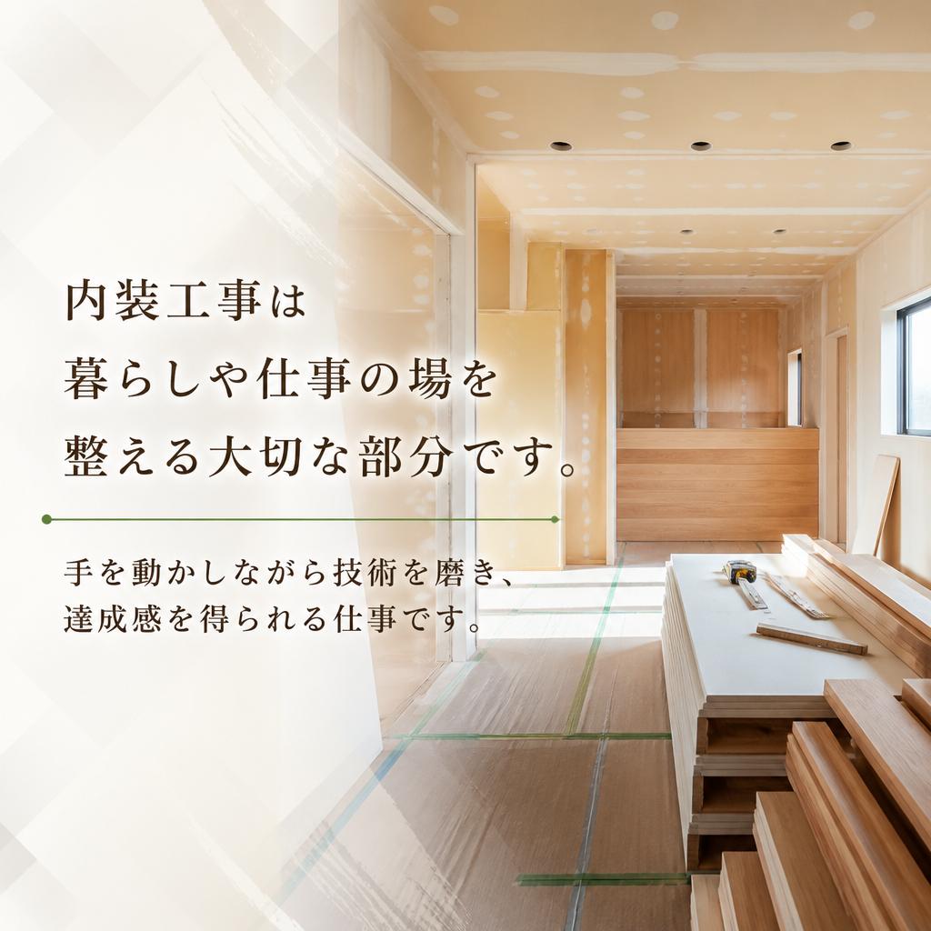 内装工事の魅力とは？