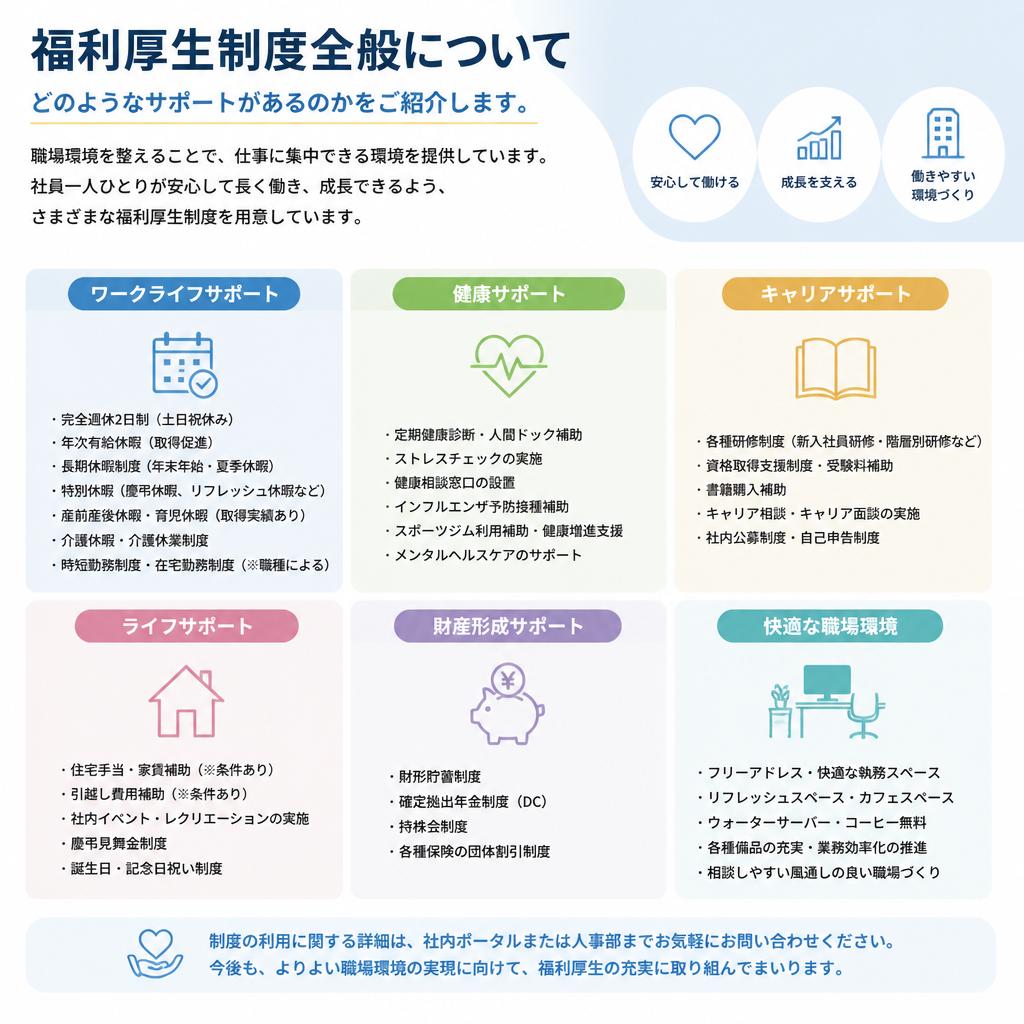 企業の福利厚生とは？