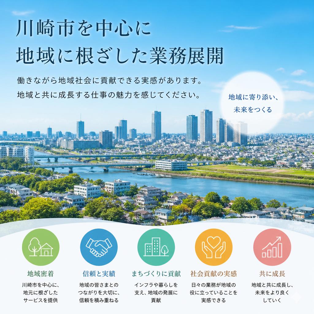 地域密着の仕事で安心感を実感