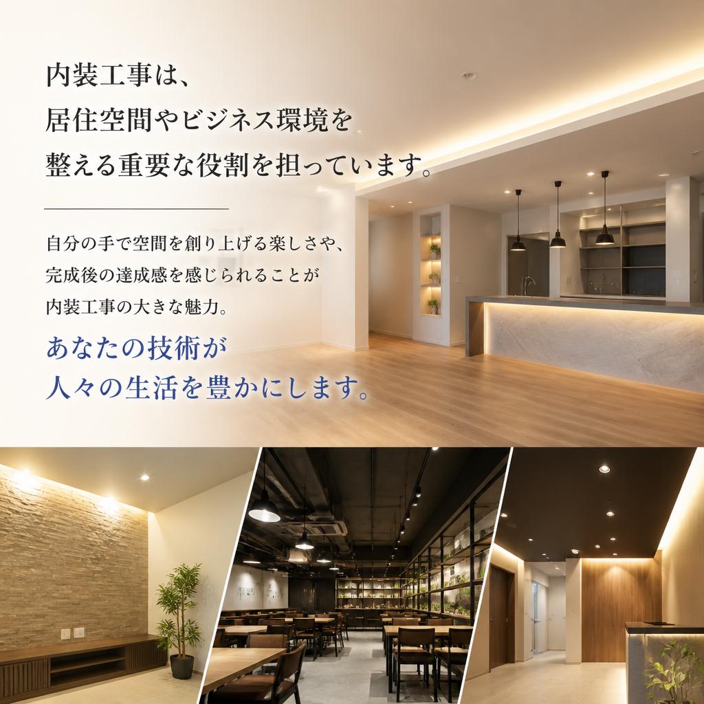 内装工事の魅力