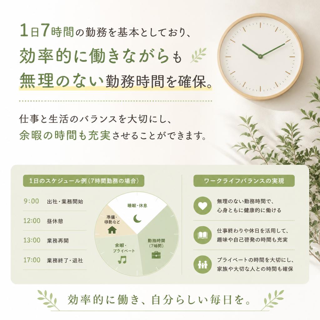 3. ワークライフバランスを大切に