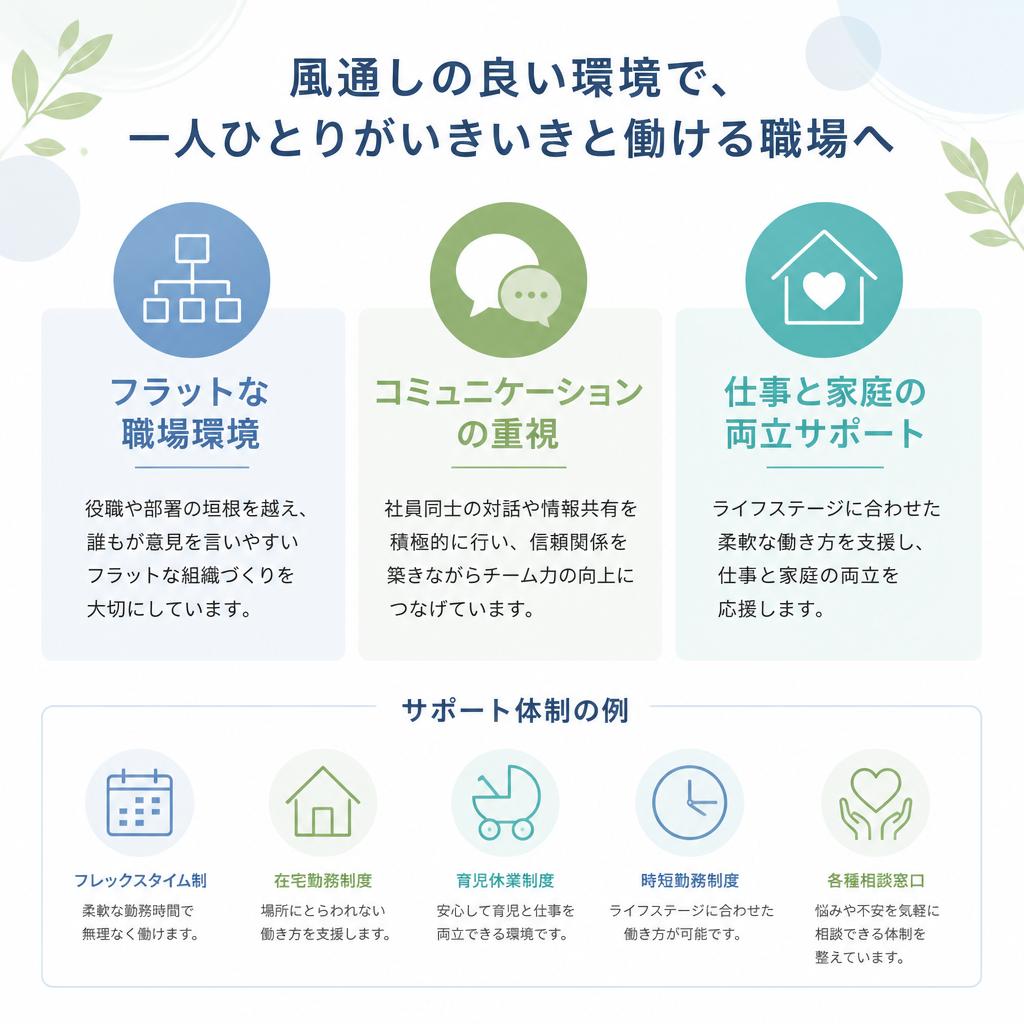 働きやすい職場環境