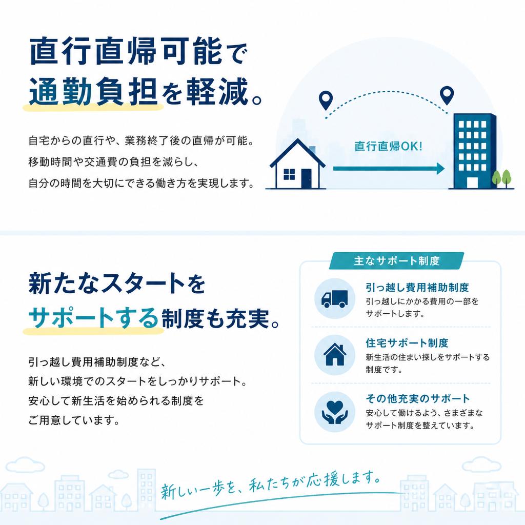 成長を支える充実した職場制度