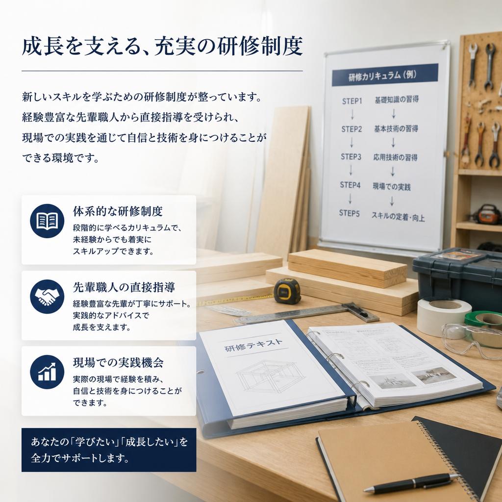 充実した研修制度