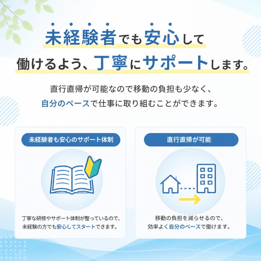 安心のサポート体制