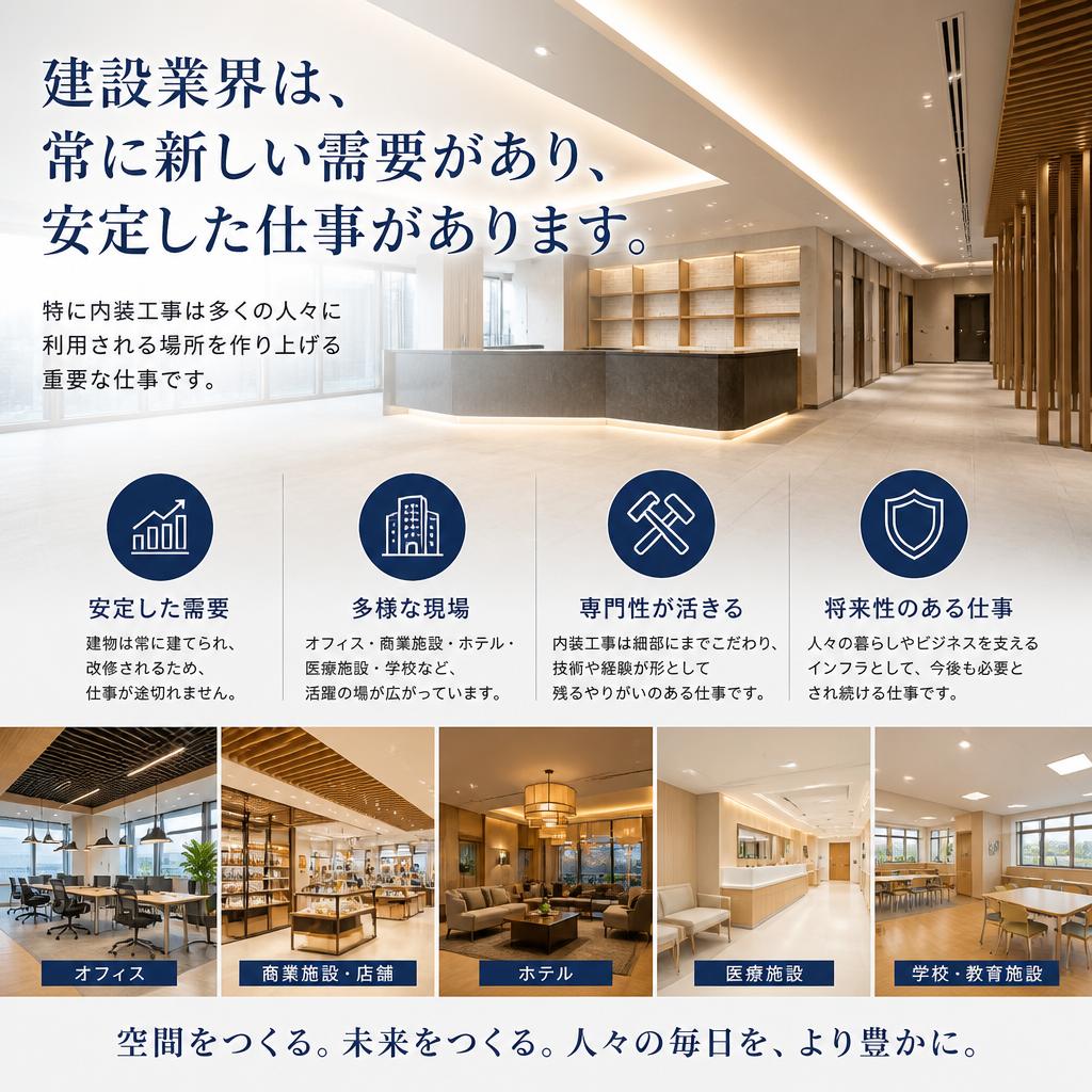 建設業界の魅力とは？