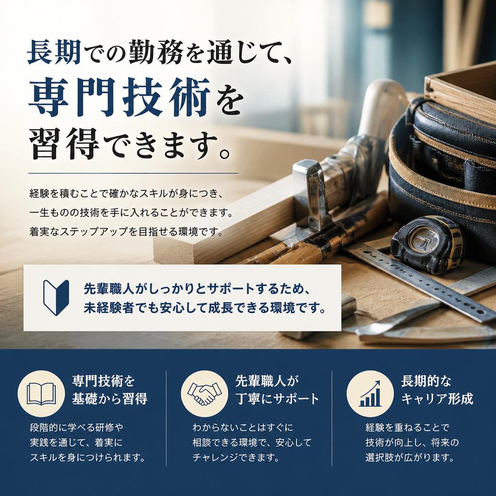 長期勤務での成長