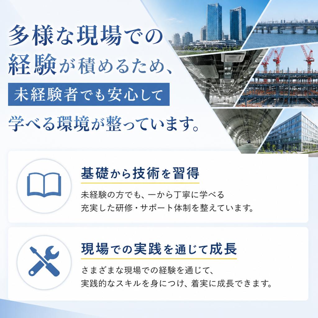 未経験者歓迎の環境