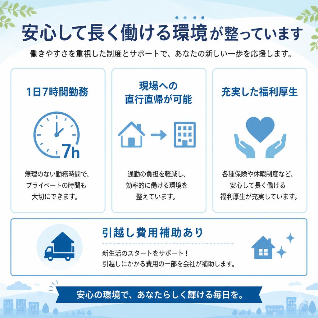 働きやすさを追求した環境