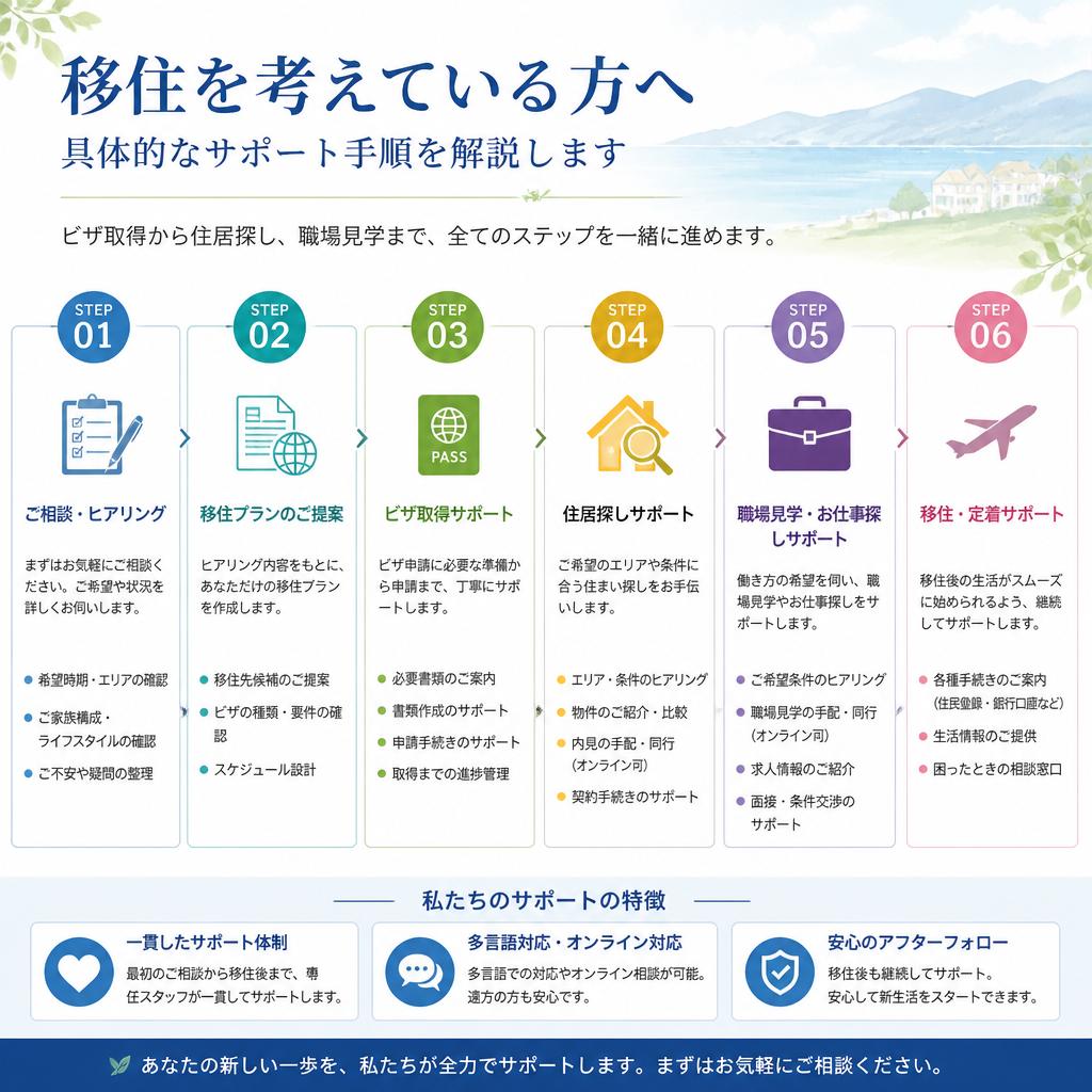 2. 移住支援の流れ