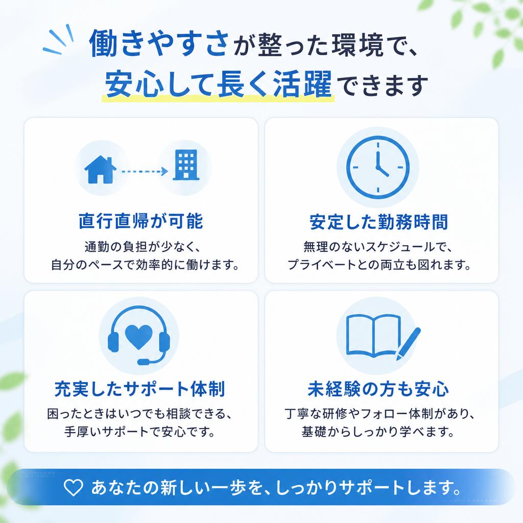 働きやすい環境