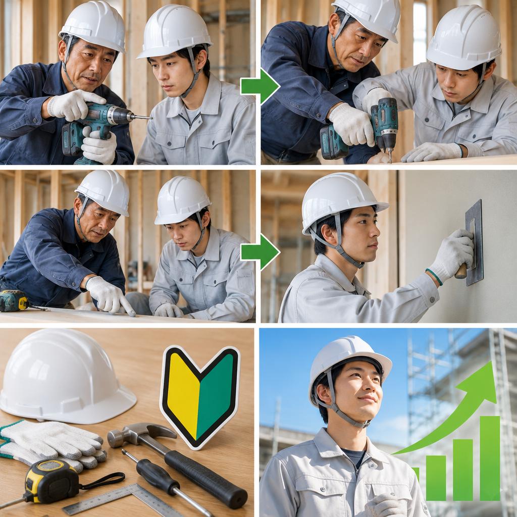 未経験から一歩ずつ、内装職人へ成長